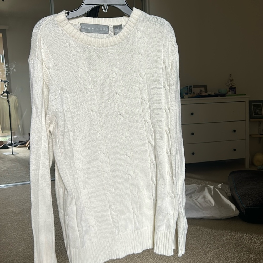 White Knit Sweater